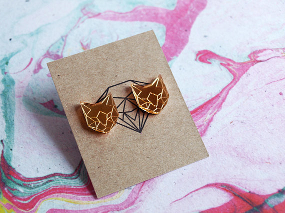 Etsy Jewelry Galactic Affair 10 - Cat Earrings