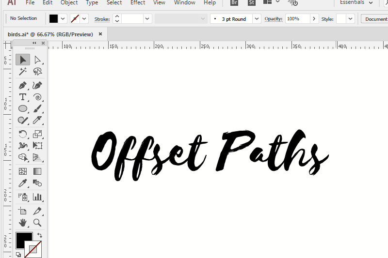Adobe Illustrator Tools 19 - Offset Paths