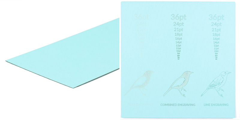 Cardstock Paper 5 - Aqua Sheet