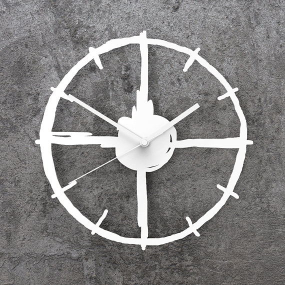 Laser Cut Products 12 - Momendala Target Clock