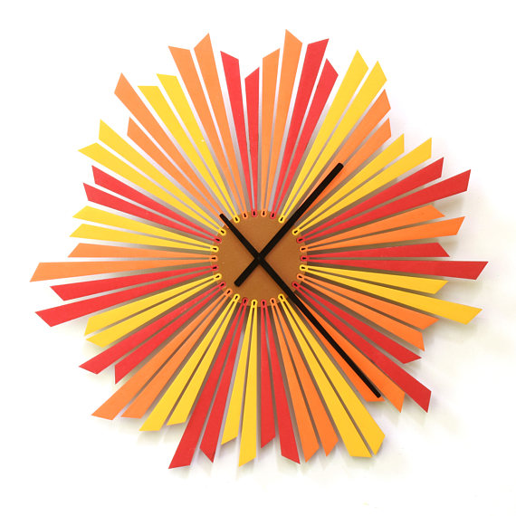 Laser Cut Products 13 - Ardeola Setting Sun Clock