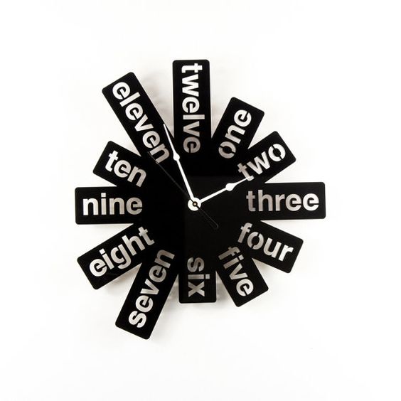 Laser Cut Products 16 - WoodEnvy Word Clock