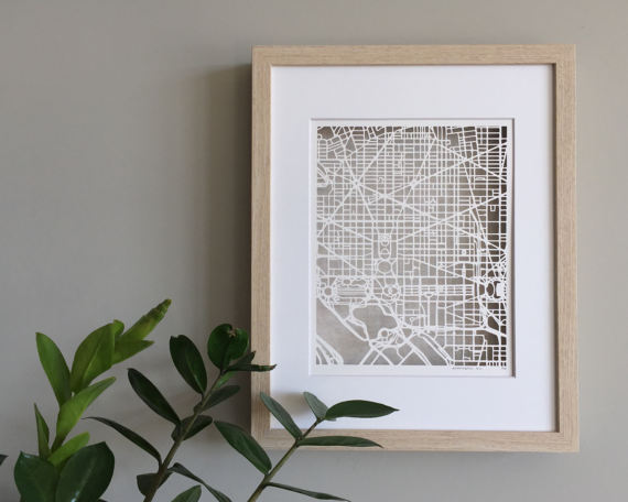 Laser Cut Products 33 - MoniqueHarby Map Art