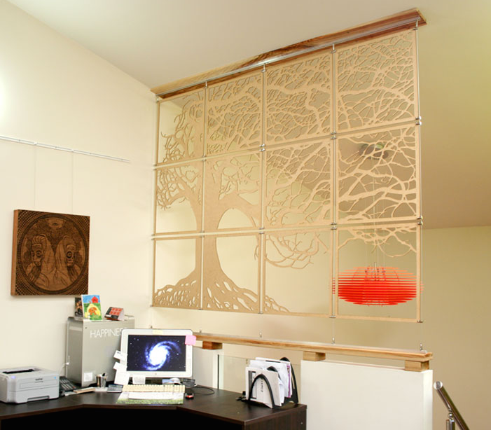 Laser Cut Products 41 -Potato Press Hanging Mosaic Screen