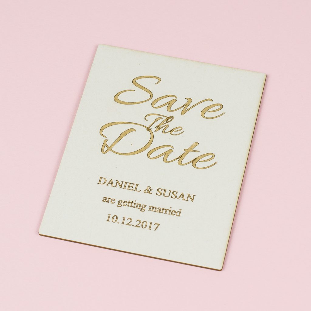 USA New Materials 7 - Coaster Board Save The Date