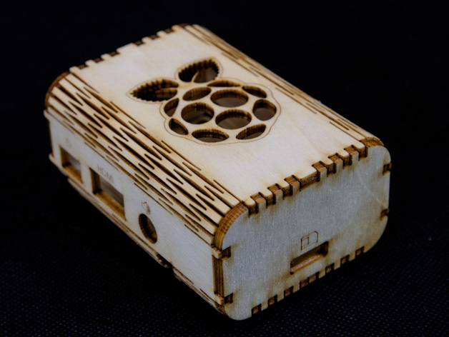 Raspberry Pi 3 B+ FlexiPi Wooden Case