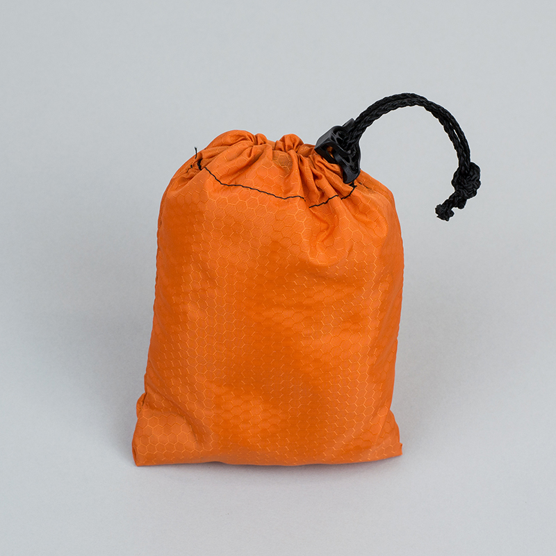 Ripstop Nylon USA 8 - Orange Drawstring Bag