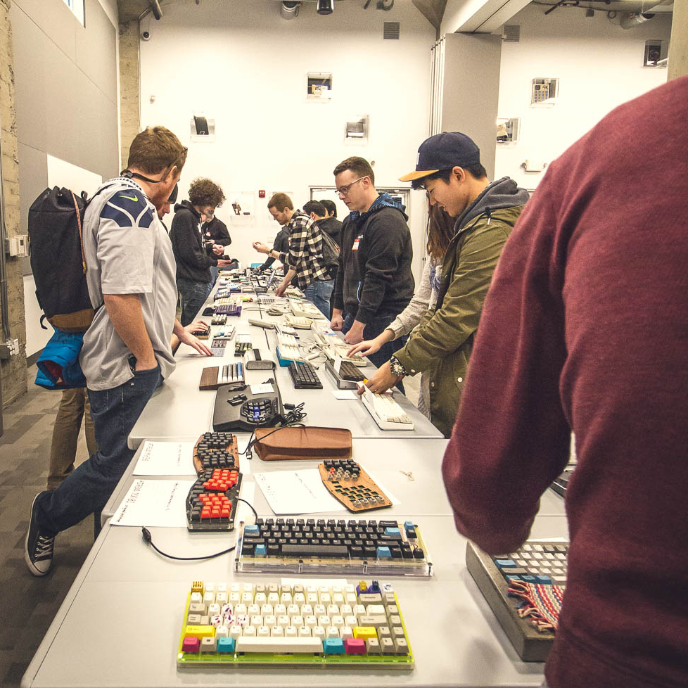 Laser Cut Split Keyboards 4 - cKeys Meet Up