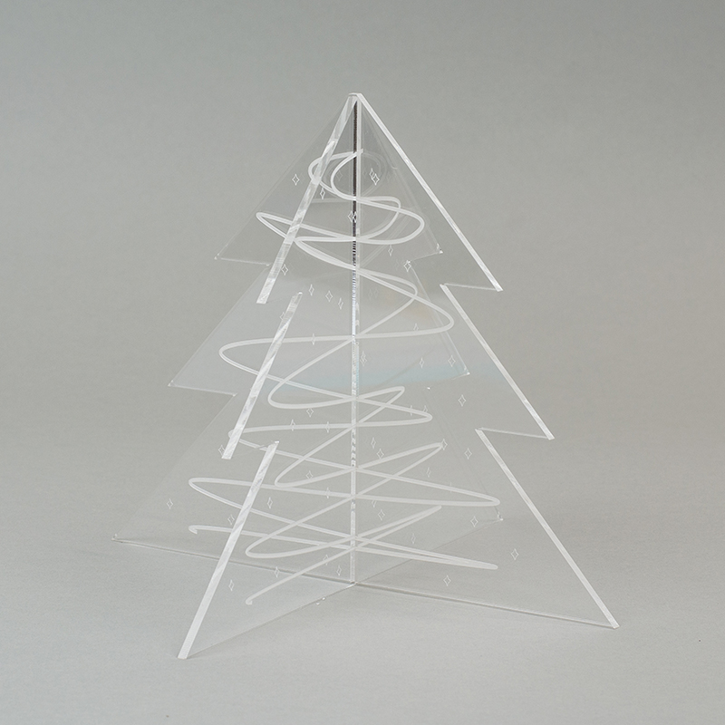 Recycled Acrylic 15 - Clear Christmas Tree