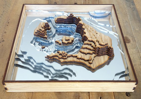 Antler And Pine 5 - Santorini Island 3D Map