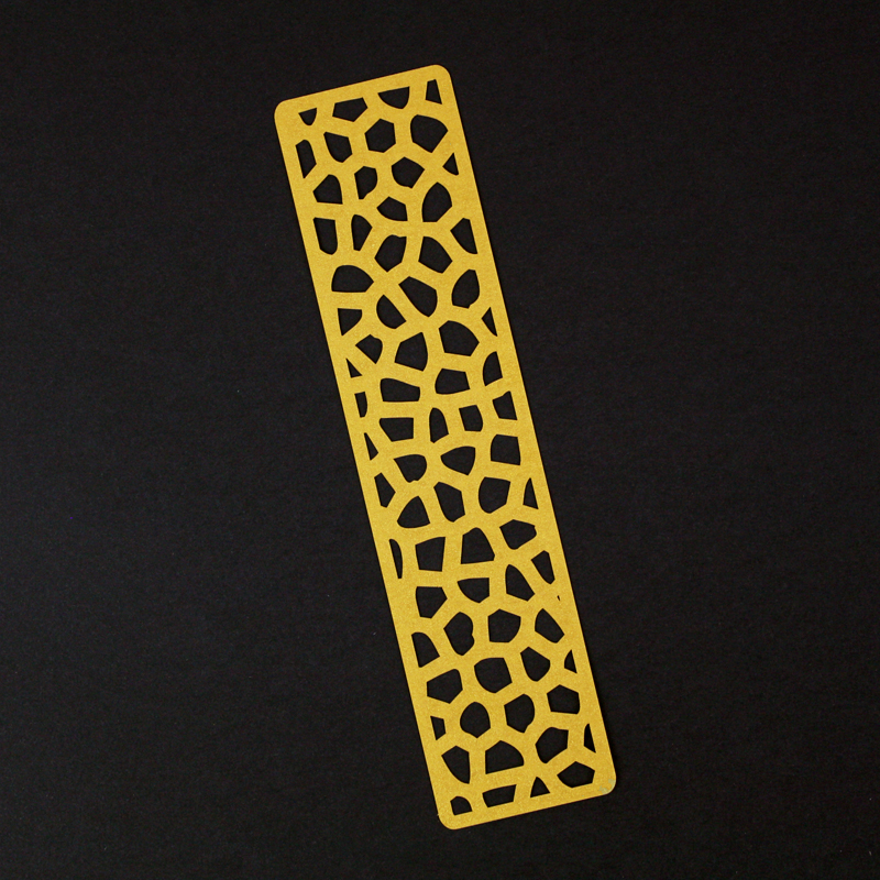NZ Cardstock Paper 3 - Gold Bookmark