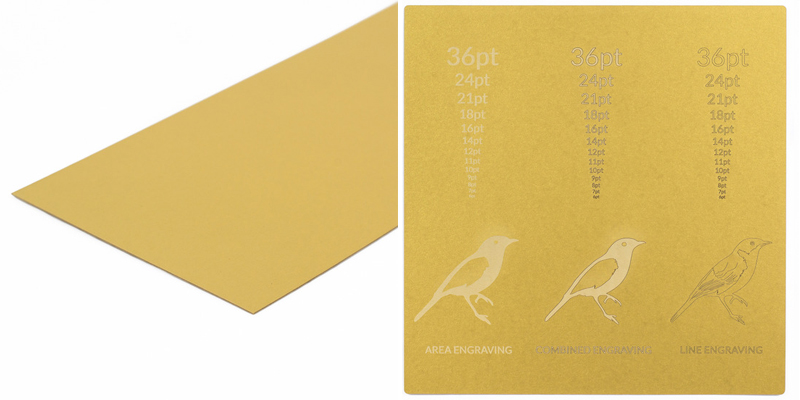 USA Cardstock - Gold Sheet