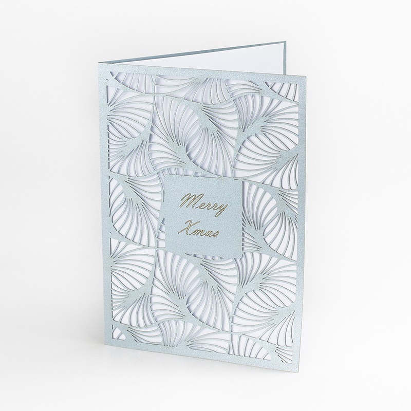 USA Cardstock Paper 9 - Silver Greeting Card