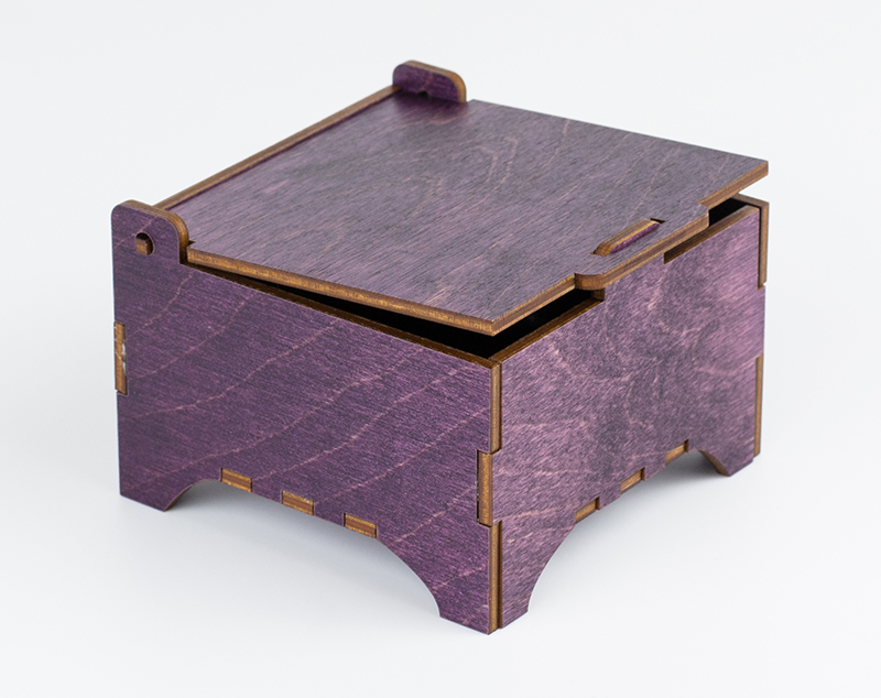 Colored Plywood 12 - Plum Box