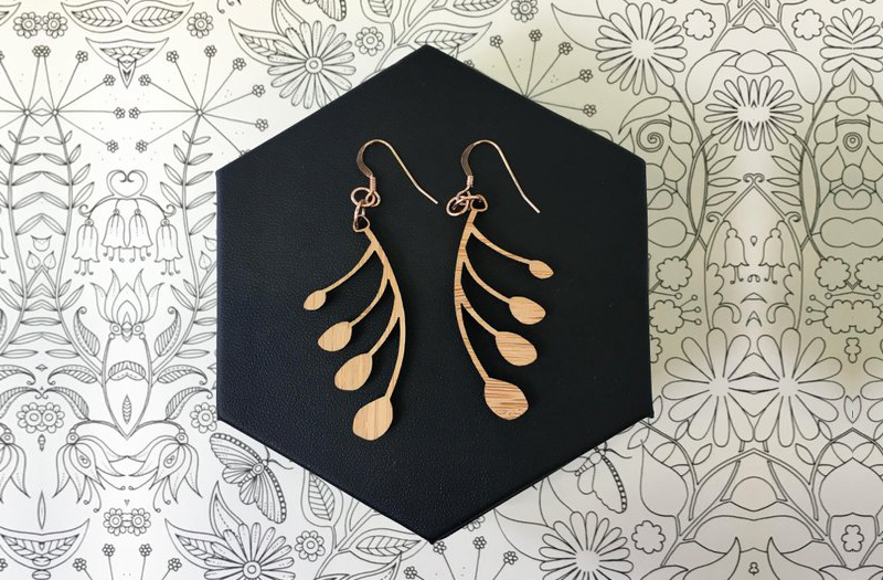 Selling Laser Cut Jewelry 2 - YeWon Studios - Orchid Earrings