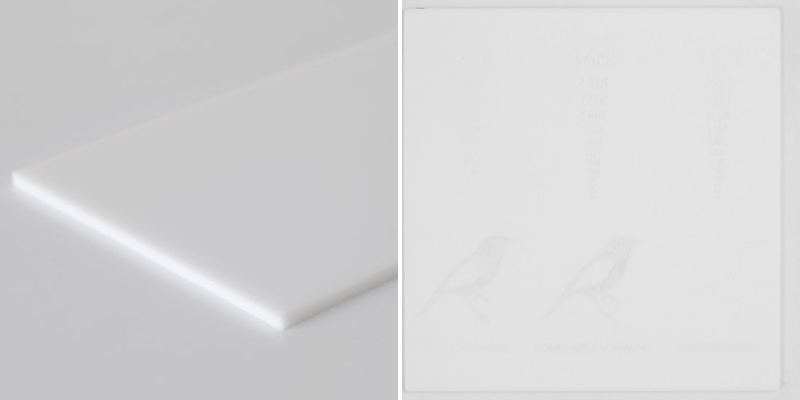 Matte White Acrylic 7 - Sheet