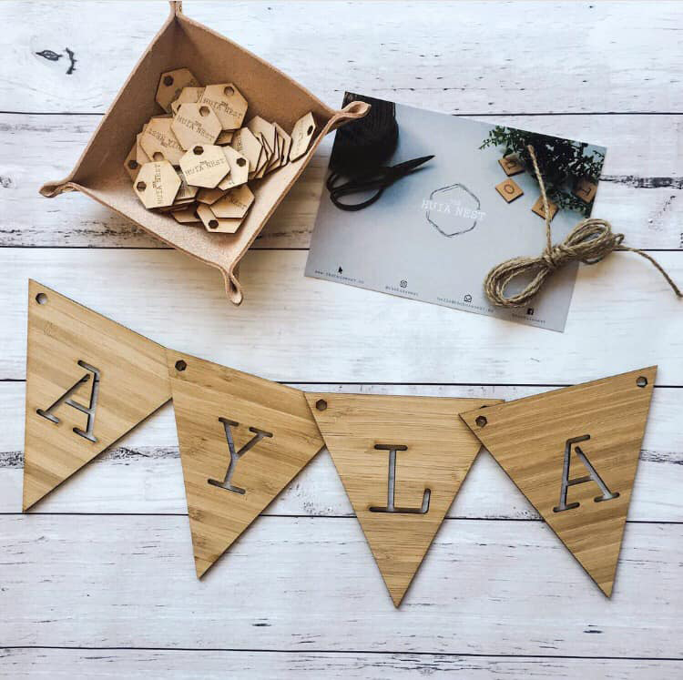 The Huia Nest 10 - Bunting Signage