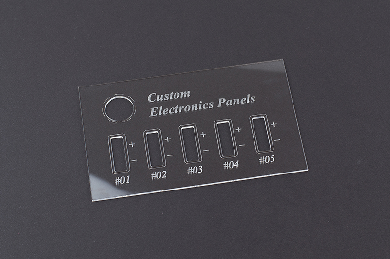 Impact Modified Acrylic 2 - Clear Electroics Panel
