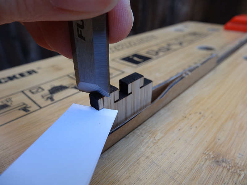 Mark Wilson 7 - Word Clock Dovetail Joint Hand Work