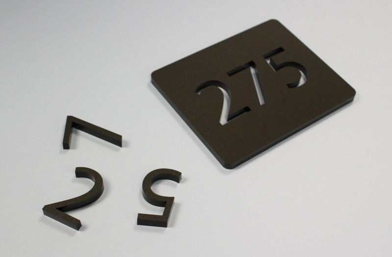 Matte Black Acrylic 4 - Signage