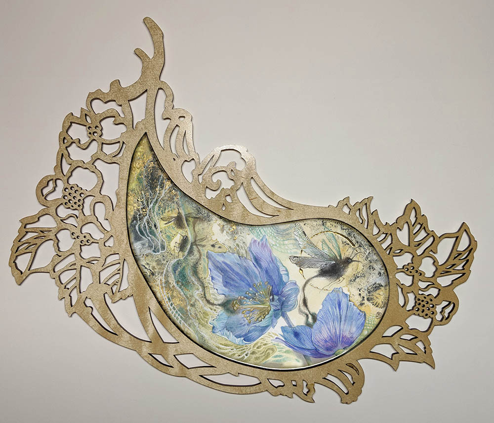 Stephanie Law 3 - Flourish I Blue