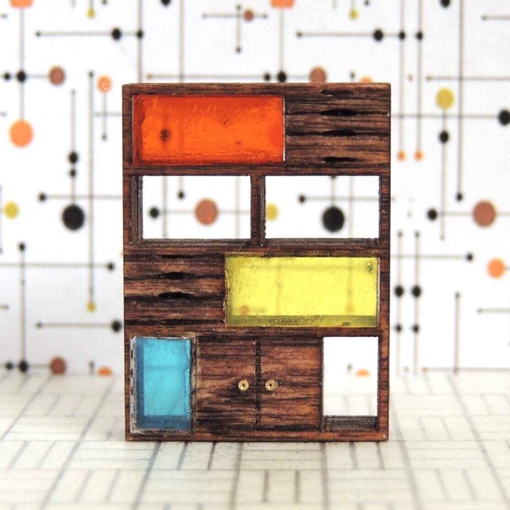 Faith Guynes 2 - Miniature Bookcase Color Inserts