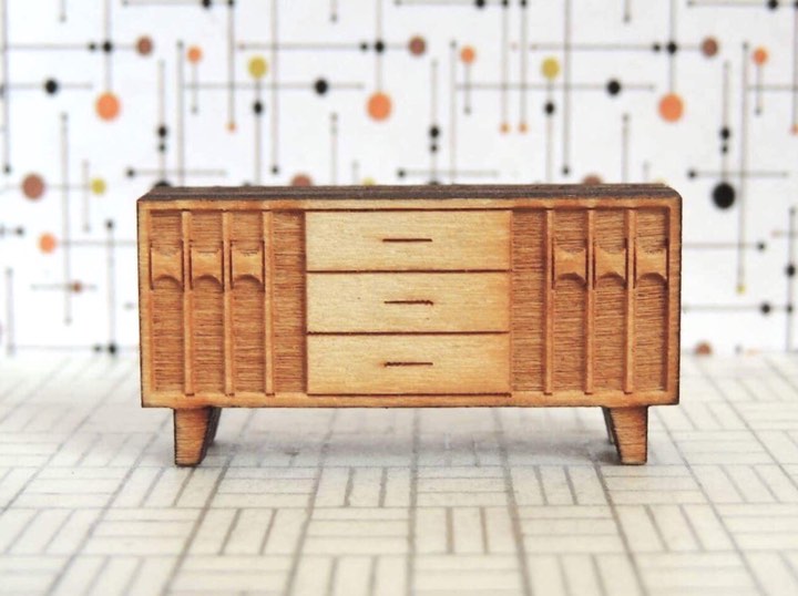 Faith Guynes 3 - Miniature Console Sideboard