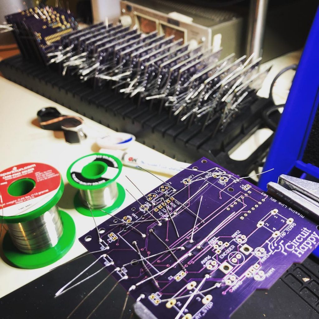 Circuit Happy 4 - The Missing Link PCB Production