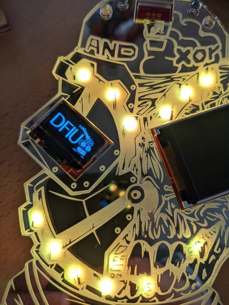 Electronic Event Badges 3 - DEFCON28 - Illuminated DFIU