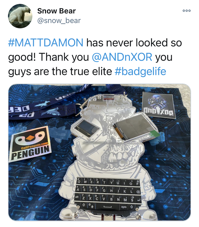 Meme Hacker Badge